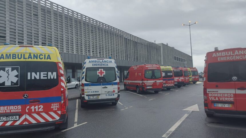 caos hospital de braga Gerês queda Minho